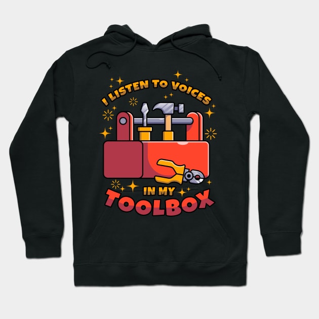 Toolbox craftsman Hoodie by voidea